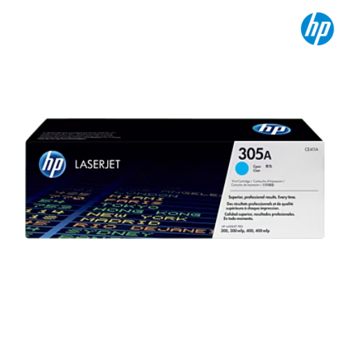 ตลับหมึกแท้ Toner Original Compatible HP CE411A Cyan, 305A